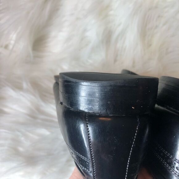 ALLEN EDMONDS BERWICK WINGTIP Tassle SLIP ON LEATHER LOAFER SHOE 10D - Picture 9 of 13